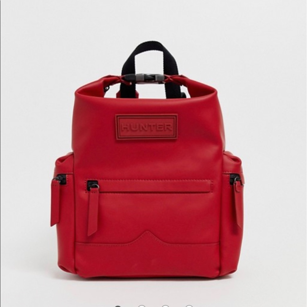 Hunter mini leather rubberized bag